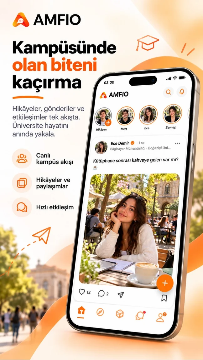 AMFIO Kampüs akışı